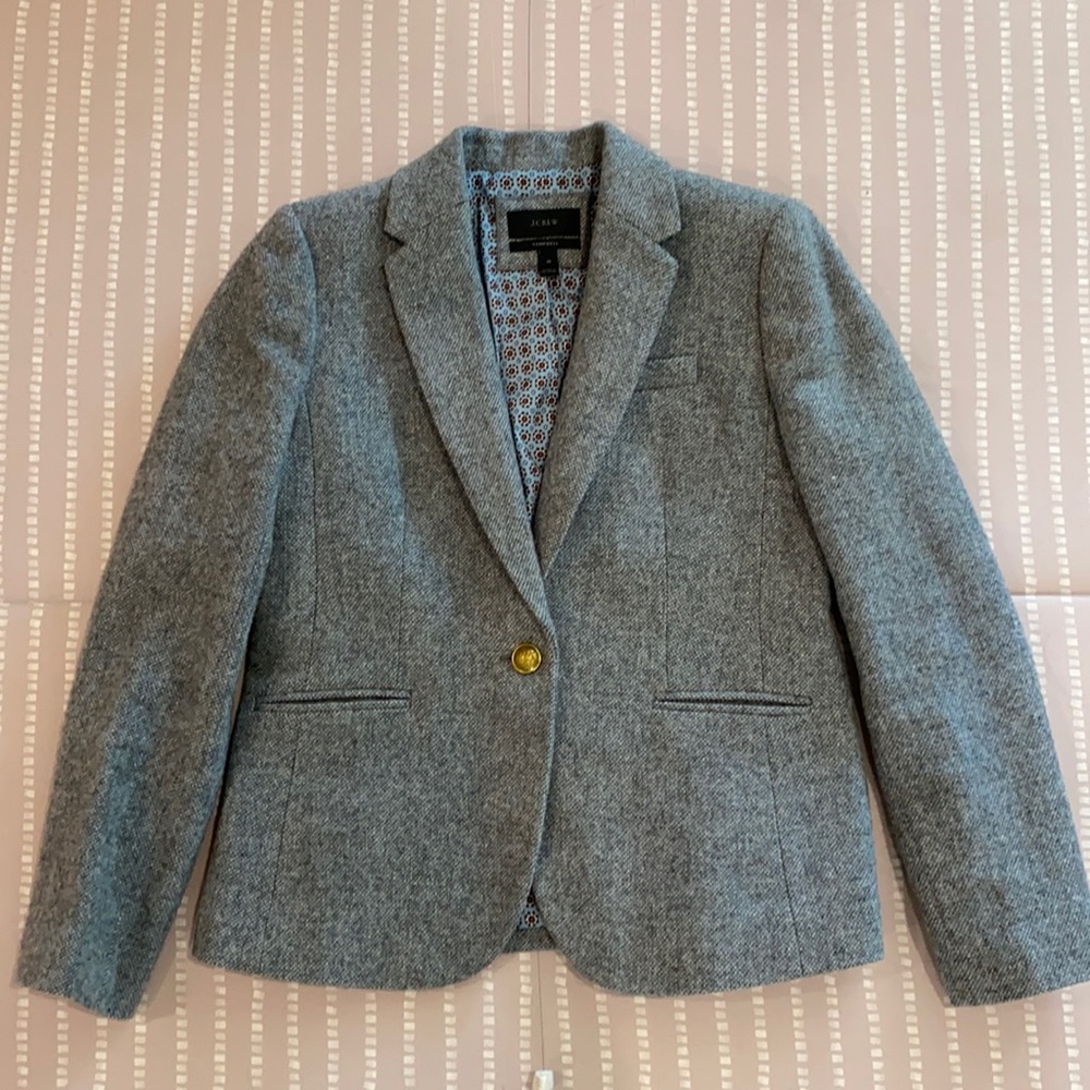 J.Crew sz 10 Wool Campbell blazer VGUC